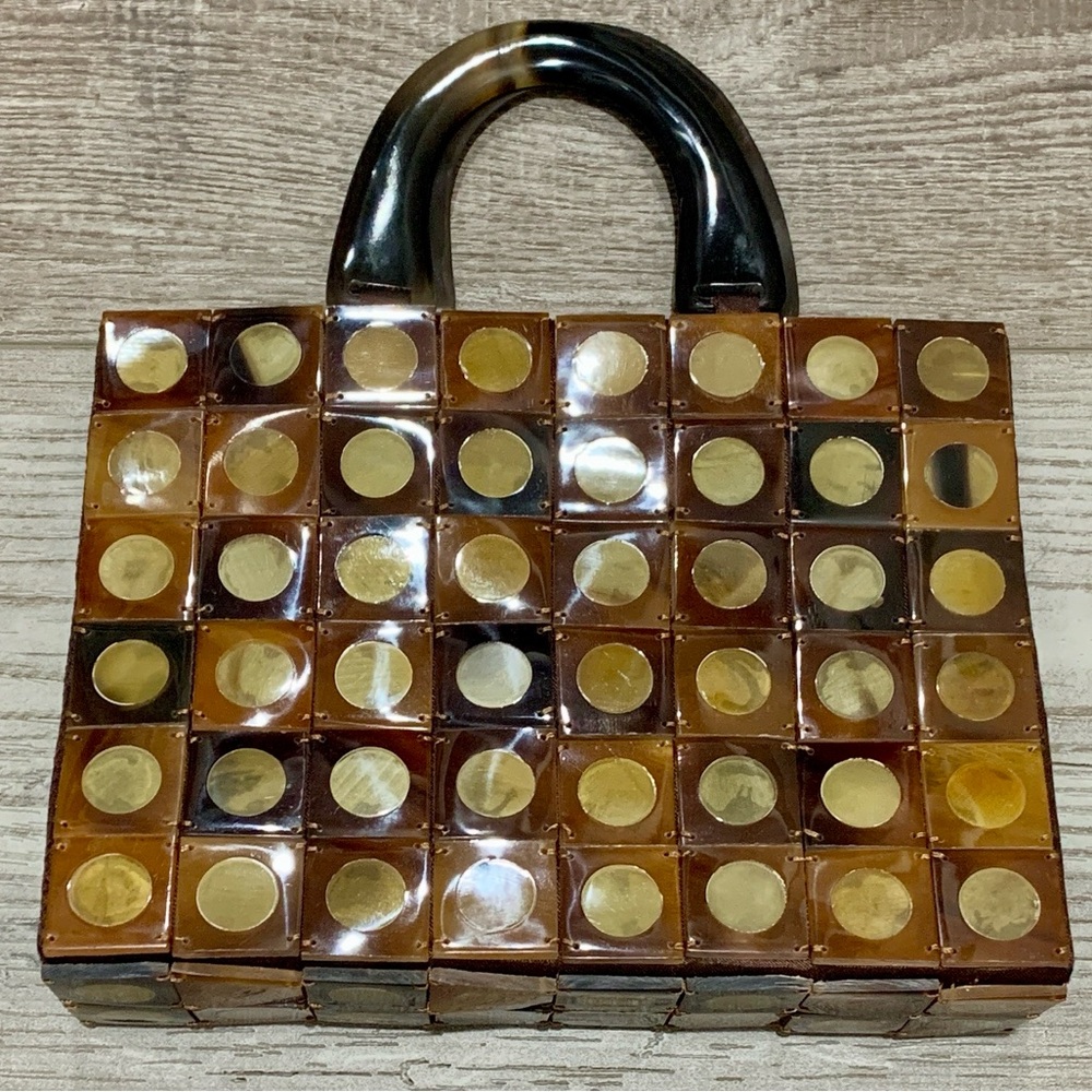 Chan Luu Square Tortoiseshell Handbag - Picture 2 of 14